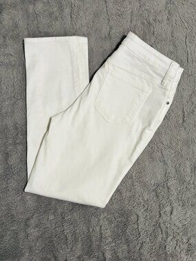 Chico’s So Slimming Girlfriend Slim Leg Ankle Jeans White Size 4R